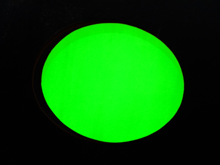 Light Circle as blurred abstract background, Green Colorの写真素材