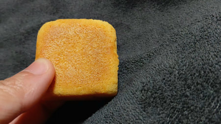 Pineapple Pastry for Coffee Breakの写真素材