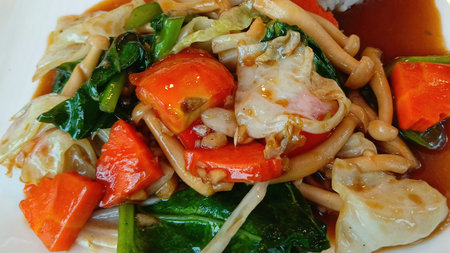 Stir Fried Vegetables Recipeの写真素材