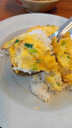 Vegetable Omelet Recipeの写真素材