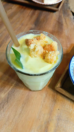 Fruit Smoothie Recipe at Cafeの写真素材