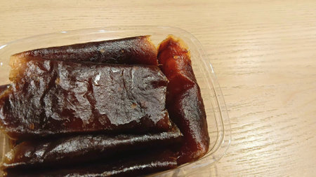 Dried Mango Sheet for Eating after Mealの写真素材