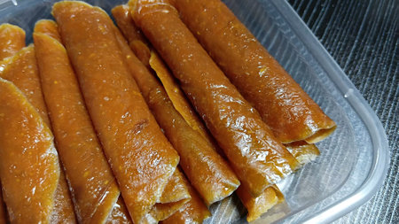 Dried Mango Sheet for Eating after Mealの写真素材