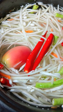 Wash Vegetables in Water before Cookingの写真素材
