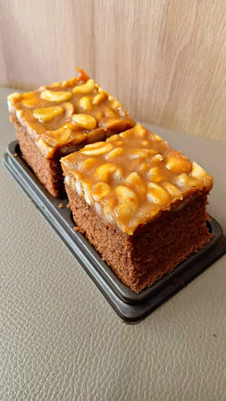 Toffee Cake at The Cafeの写真素材