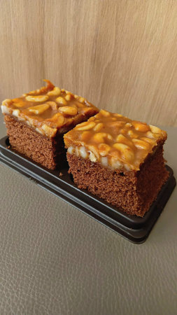 Toffee Cake at The Cafeの写真素材