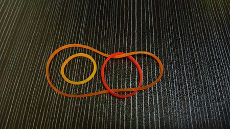 Decorate Plastic Band as Artの写真素材