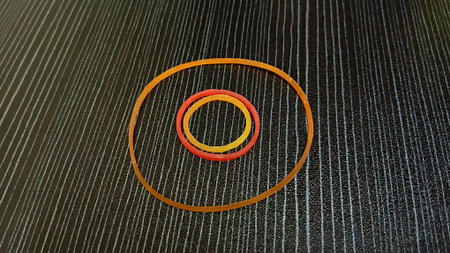 Decorate Plastic Band as Art