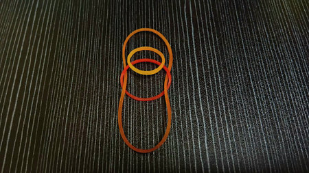 Decorate Plastic Band as Artの写真素材