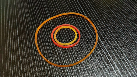 Decorate Plastic Band as Artの写真素材