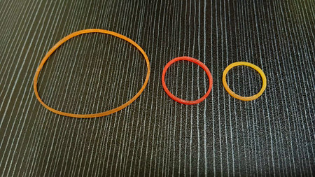 Decorate Plastic Band as Artの写真素材