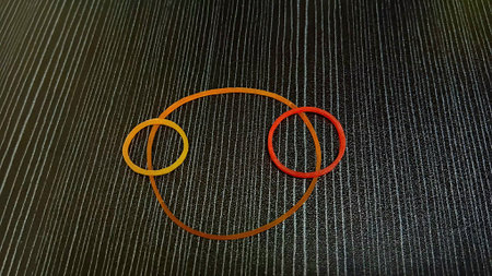 Decorate Plastic Band as Artの写真素材