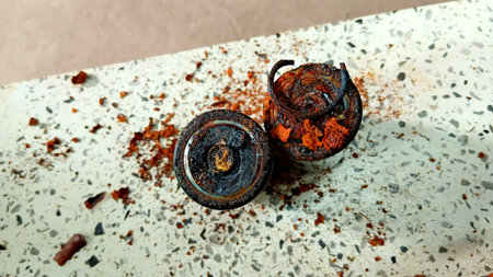 Battery Explosion is So Terribleの写真素材