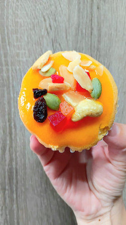 Fruit Cupcake for Eating after Meal