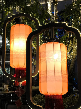 The Beautiful Lantern at Night