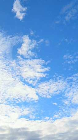 Beautiful Sky View for Designing Backgroundの写真素材