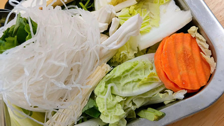 Vegetables Set for Eating with Shabu Shabu