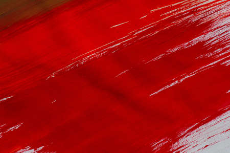 Abstract background of red watercolor on white paper, for backgroundの写真素材