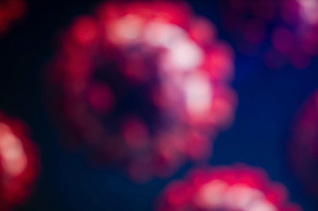 Pink bokeh abstract background, colorful glitter defocused from  illustrationの写真素材