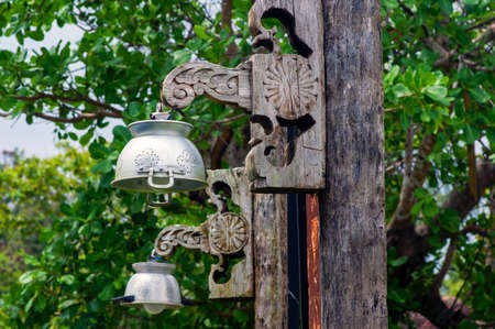 Vintage old lamp in the parkの写真素材
