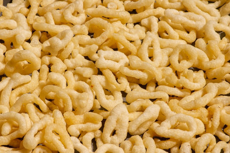 Lanting, savory snacks made from cassava, a traditional food from Java Island, Indonesiaの写真素材