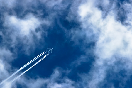 flying high in the skyの写真素材