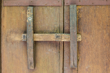 lock the door in thai styleの写真素材