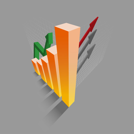 graph and chartのイラスト素材