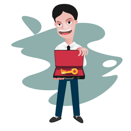 character of an office workerのイラスト素材