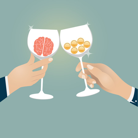 graphic that metaphor to business successのイラスト素材