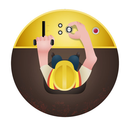 character design, engineer , factory worker, cartoonのイラスト素材