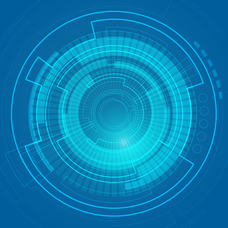 abstract digital technology, abstract futuristic backgroundのイラスト素材