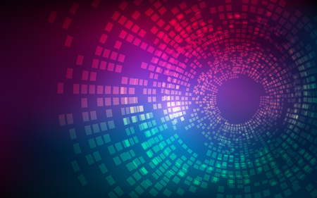 abstract technological backdrop, futuristic backdrop, colorful digital backgroundのイラスト素材