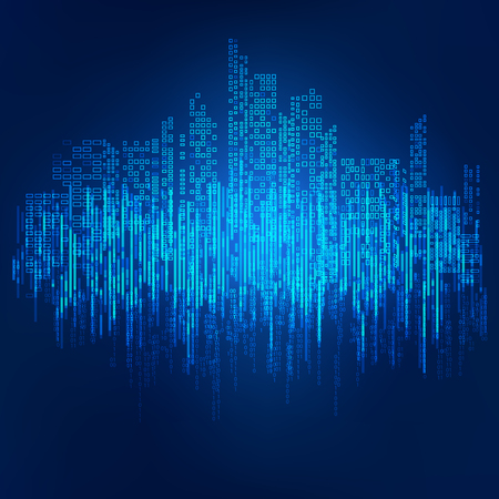 Abstract technology backgroundのイラスト素材