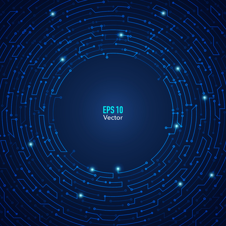 abstract futuristic background, technological electronic maze backdropのイラスト素材