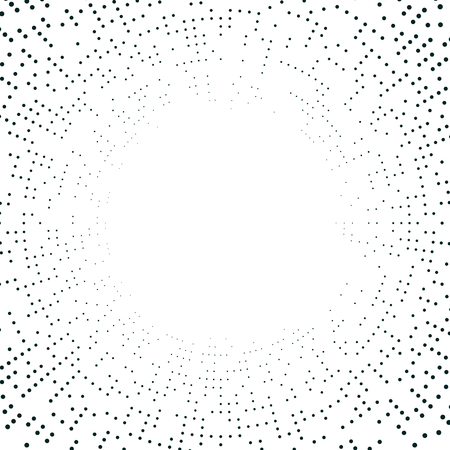 abstract digital technology backdrop, graphic of dotted circle for decoration or being backgroundのイラスト素材