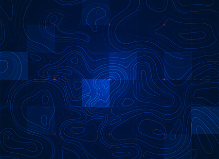 terrain map in futuristic style, concept of military technologyのイラスト素材