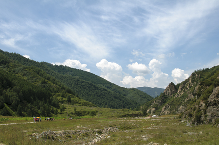 Valley emptyの写真素材