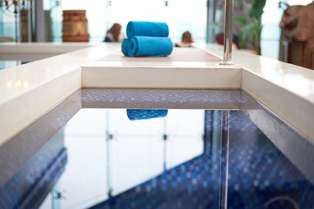 Hotel swimming poolのeditorial素材