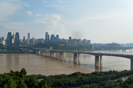 Chongqing city viewのeditorial素材