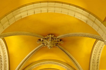 Crypt of Saint-Joseph in fourviere basilica - Lyon - Franceの写真素材