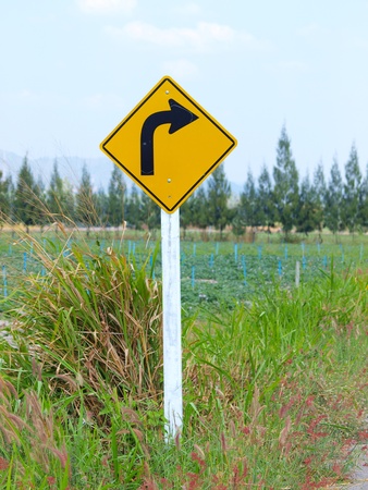 right turn signの写真素材