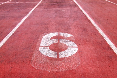 sport running trackの写真素材