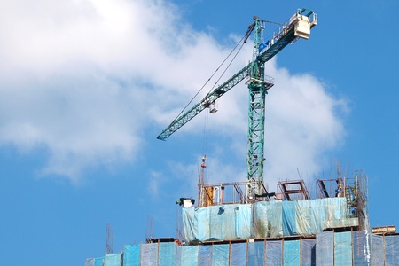 scaffolding, construction siteのeditorial素材