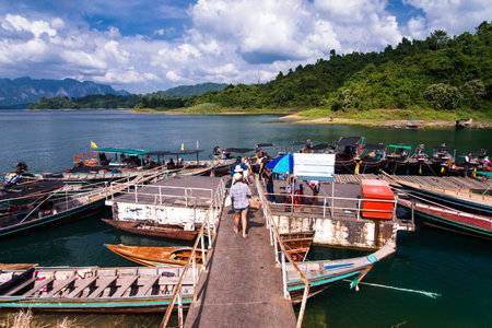 Cheo Lan lake  Khao Sok National Park  Thailand 