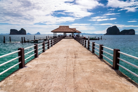 Andaman sea View in Koh Ngai Island in Thailandの写真素材