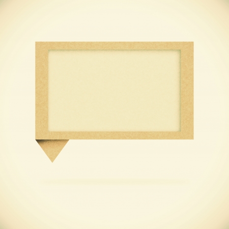 Old Paper texture ,Header tag recycled paper on vintage tone backgroundの写真素材