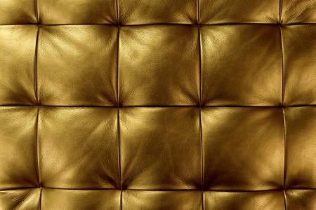 Luxury golden leather close-up backgroundの写真素材