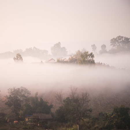 Landscape of view at Phuthapboek Khoo kho , Phetchabun Thailandの写真素材