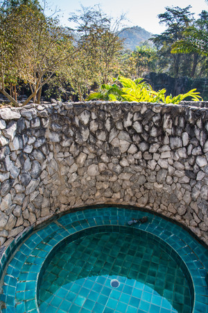 Fang Hot Spring National Park is part of Doi Pha Hom Pok National Park in Chiang Mai, Thailandのeditorial素材